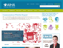 Tablet Screenshot of aiha.org